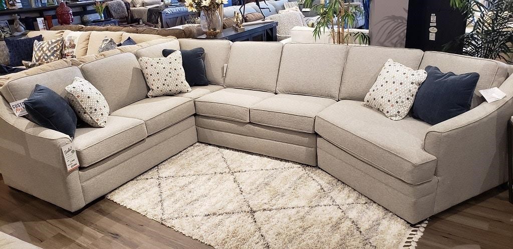Couch with hot sale cuddler chaise
